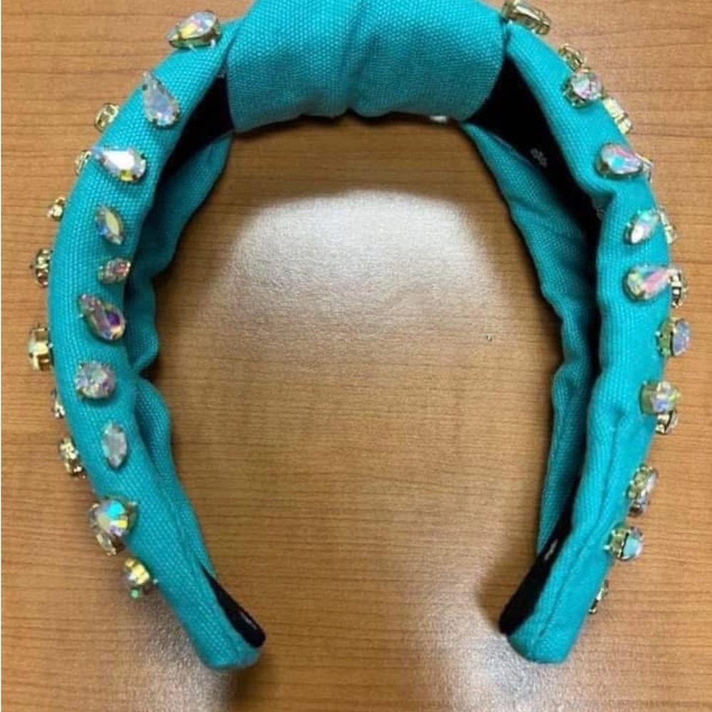 Turquoise Bejeweled Headband